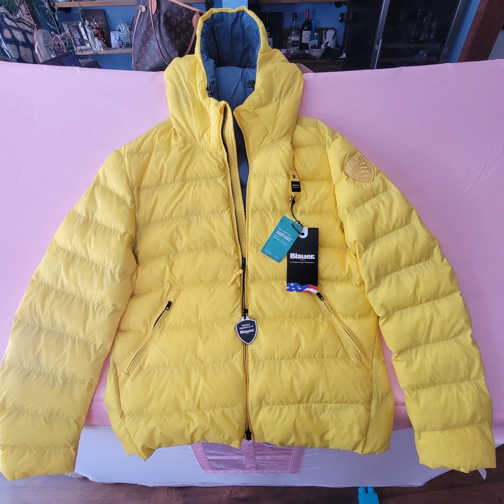 Blauer Sunny Yellow Quilted Jacket